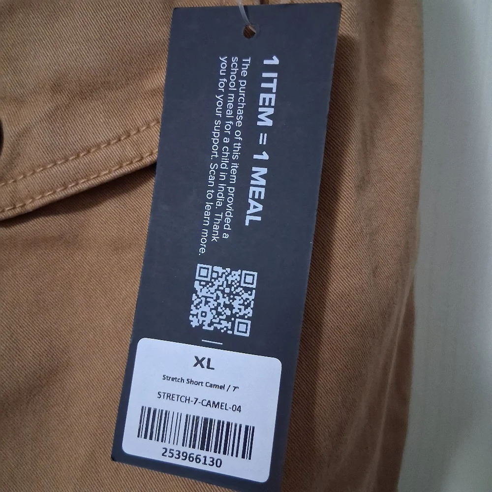 Bear Bottom Brown Casual Shorts Mens XL (NWT) - Picture 4 of 5